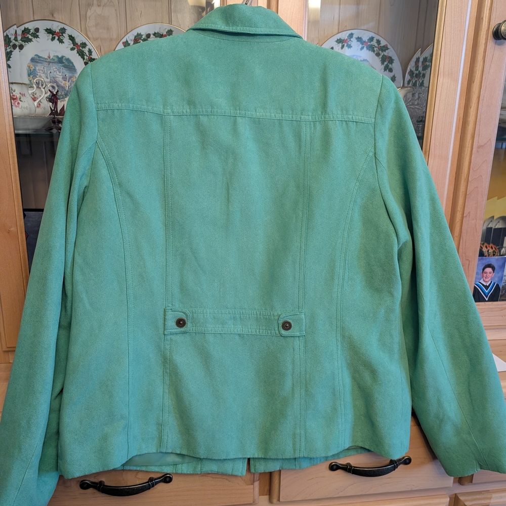 Croft & Barrow Mint Utility Jacket - Picture 2 of 2
